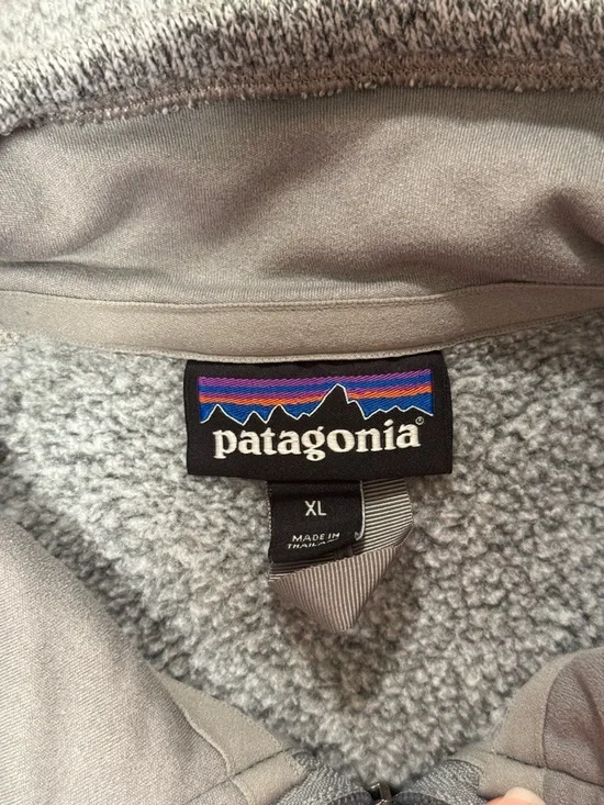 Patagonia Better Sweater 1/4 Zip Fleece Pullover Womens—Birch White - Picture 4 of 9